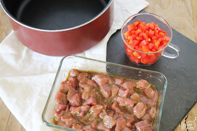 Magret de Canard Ananas Poivron Plat principal Recette Sucrée Salée