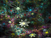 HD 3D Flowers Digital Desktop Wallpapers