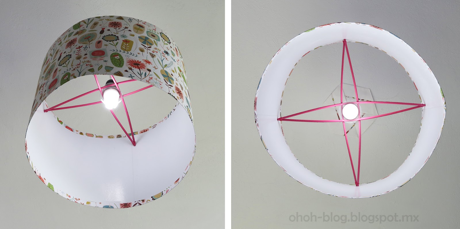 Ohoh Blog - diy and crafts: DIY Lampshade / Pantalla