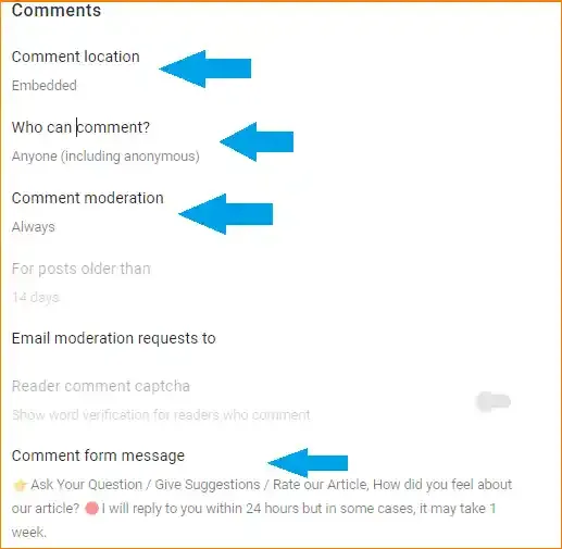 Comment Moderation,Blogger Comment Moderation,comment moderation on kaise kare,blog comment moderation guide,blogger me comment moderation details