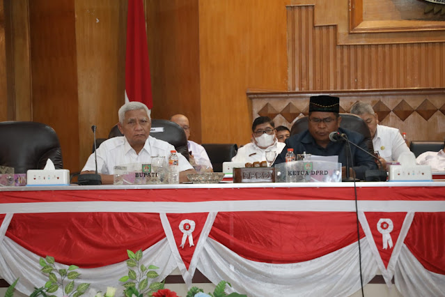 Bupati Asahan Sampaikan Jawaban atas Pandangan Umum Fraksi Fraksi DPRD Kabupaten Asahan