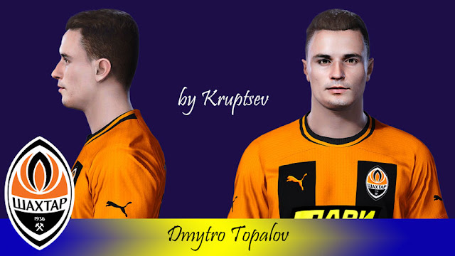 Dmytro Topalov Face For eFootball PES 2021