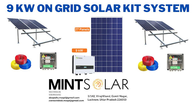 9 Kw On Grid Solar Kit System