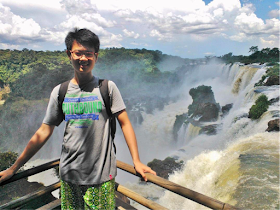 The Iguasu Falls, one of the seven natural wonders of the world