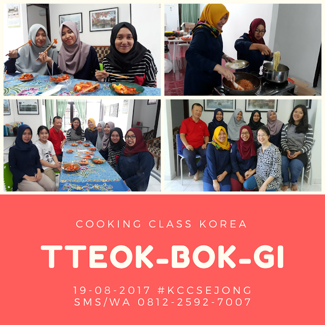 Cooking Class Korea KCC Sejong - TTeok Bok Gi 떡볶이 만들기