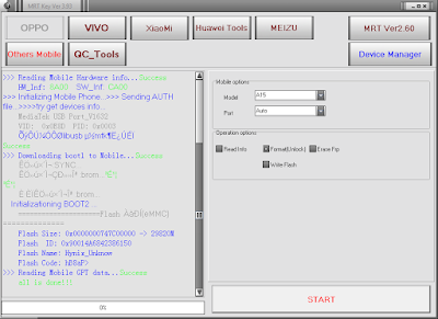 OPPO A15 (CPH2185) Pattern Lock Unlock in MRT Key