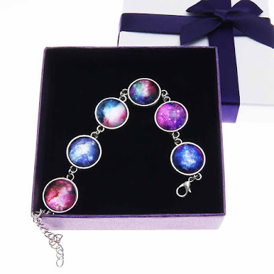  Universe bracelet. Galaxy Space Bracelet, Nebula Outer Space Stack Bracelet