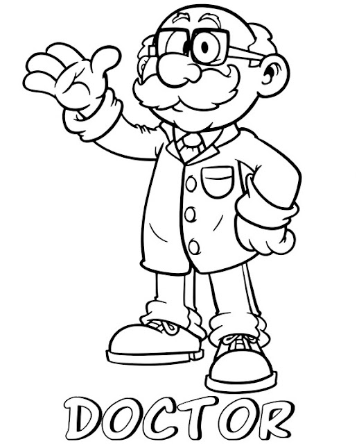 Top 11 Doctor Coloring Pages