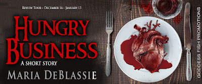 Goddess Fish tour banner for Hungry Business