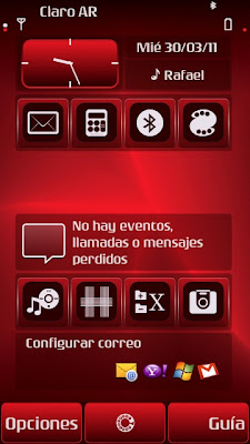 Red Theme for Nokia 500