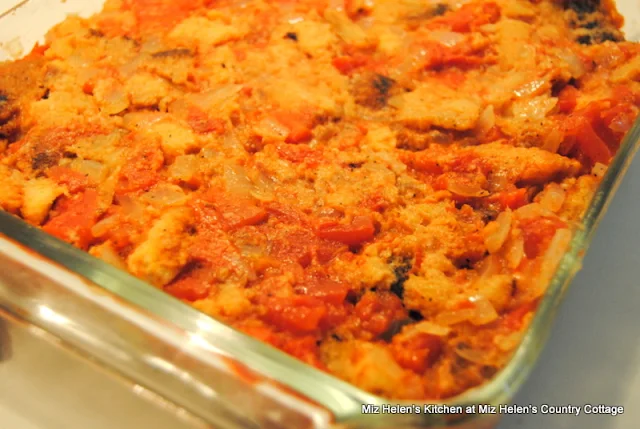 Italian Scalloped Tomatoes at Miz Helen's Country Cottage