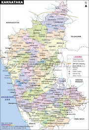 Study of Karnataka map