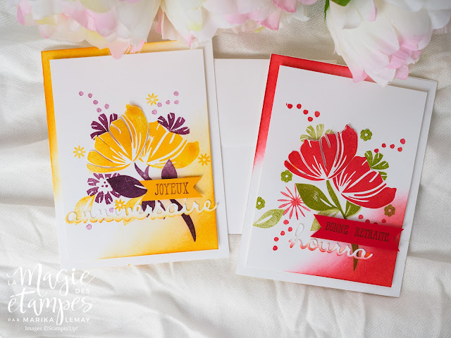 Cartes Stampin' Up! confectionnée avec Bloom by Bloom