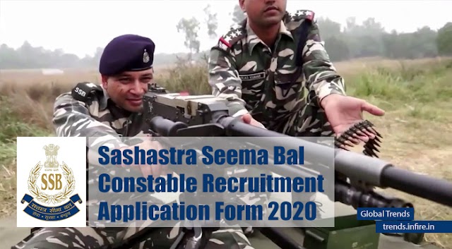 Sashastra Seema Bal Constable Recruitment Application Form 2020; Apply for SSB Constable Recruitment Online