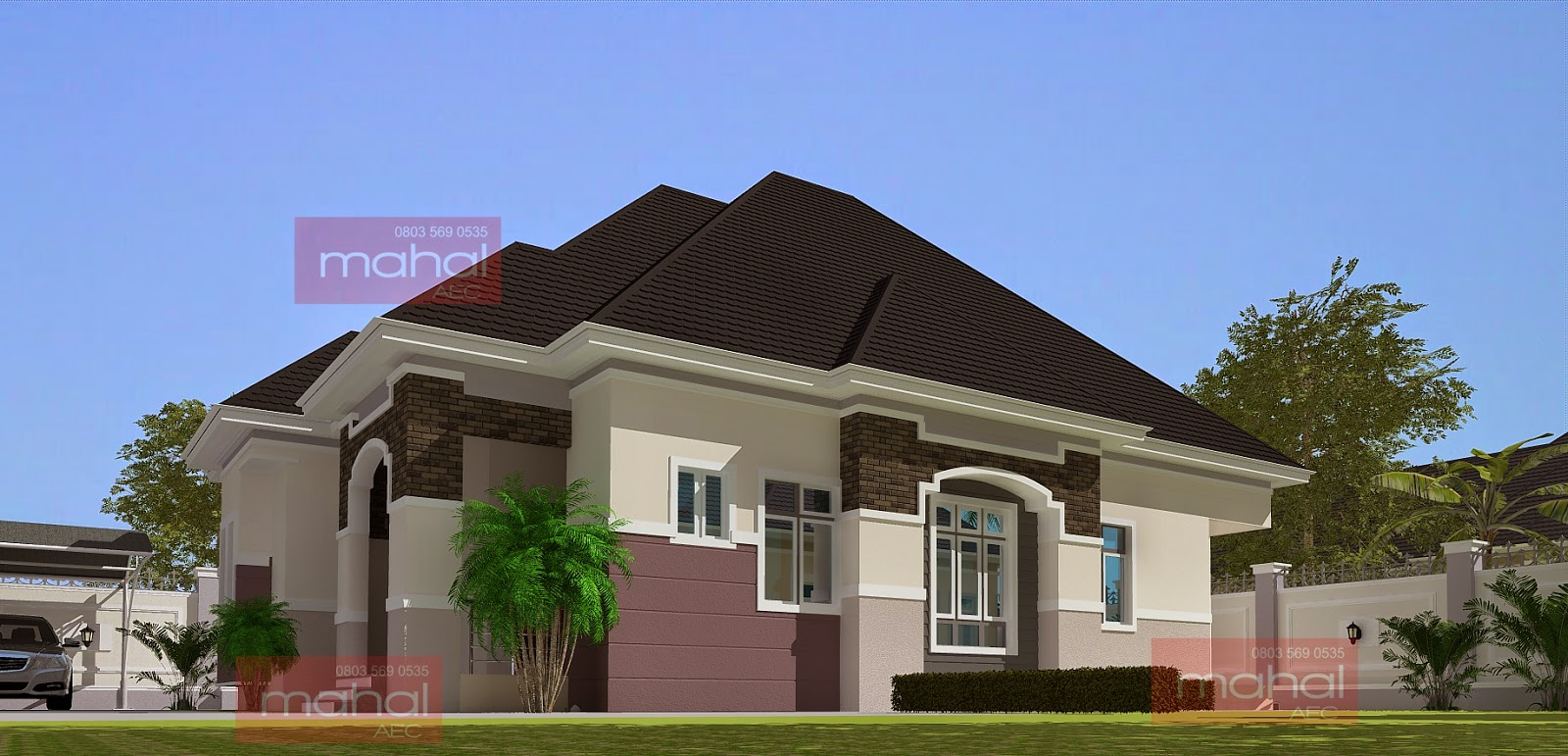 Contemporary Nigerian Residential Architecture 3  bedroom  