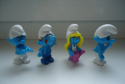 Smurf Figures Collection lot x 4 Smurfs