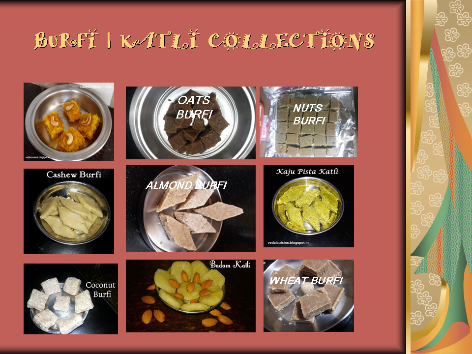 FOR BURFI | KATLI COLLECTIONS