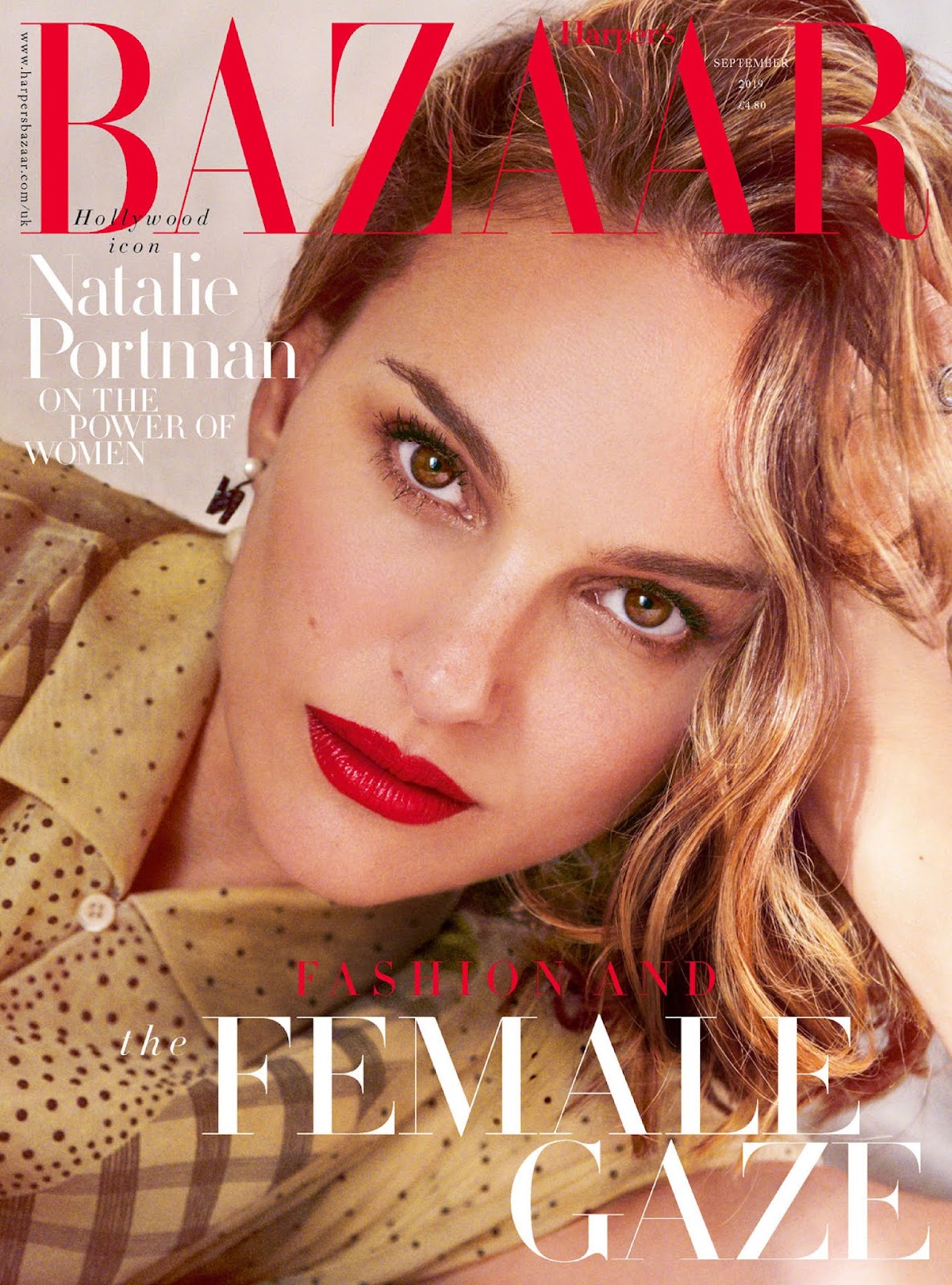 Natalie Portman in Harper's Bazaar UK September 2019 by Pamela Hanson