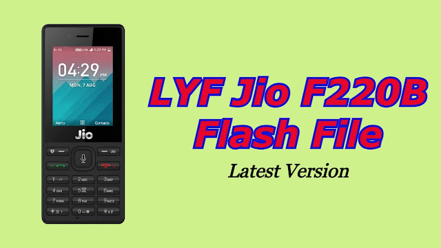 Jio F220B Flash File