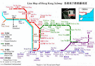 Hong Kong Subway Map