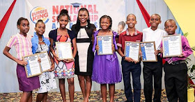 Black student recipients of the Burger King Scholars program