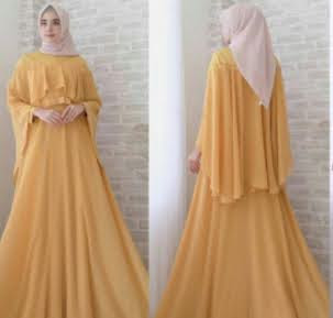 Gamis syari untuk pesta pernikahan