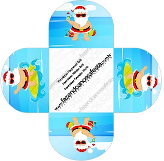 Christmas in the Caribbean: Free Printable Boxes.