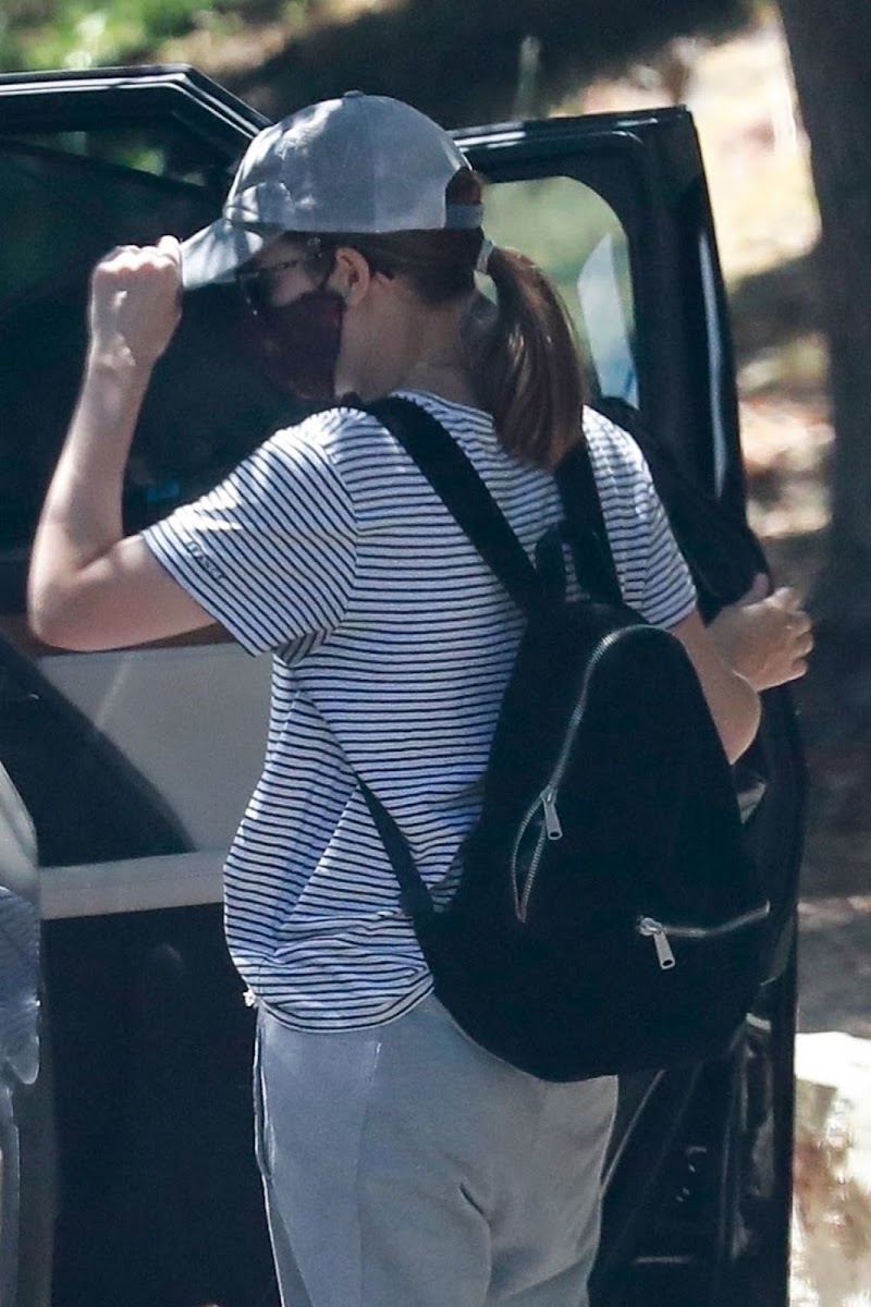 Kate Mara Clicked Outside at a Park in Los Feliz 11 Aug -2020