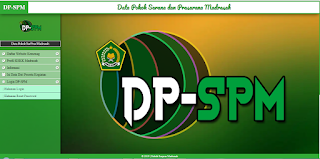 http://dpspm.subditkskk.website/ Alamat Aplikasi DP-SPM Madrasah