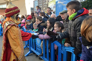 Recibimiento a los Reyes Magos en Barakaldo