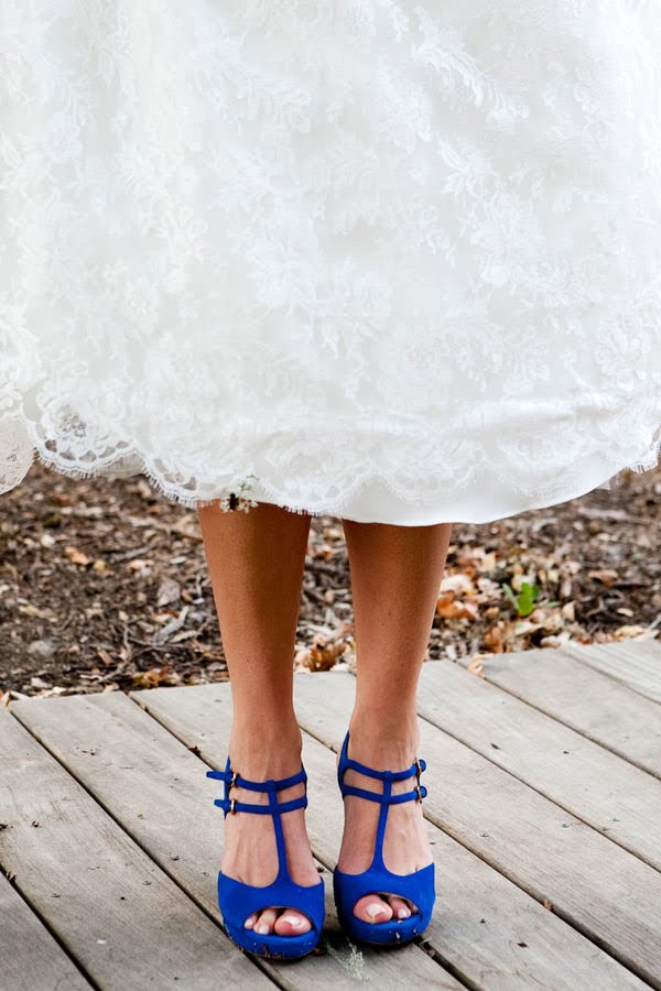 These blue strappy cute wedding shoes are EXACTLY what I've been looking for