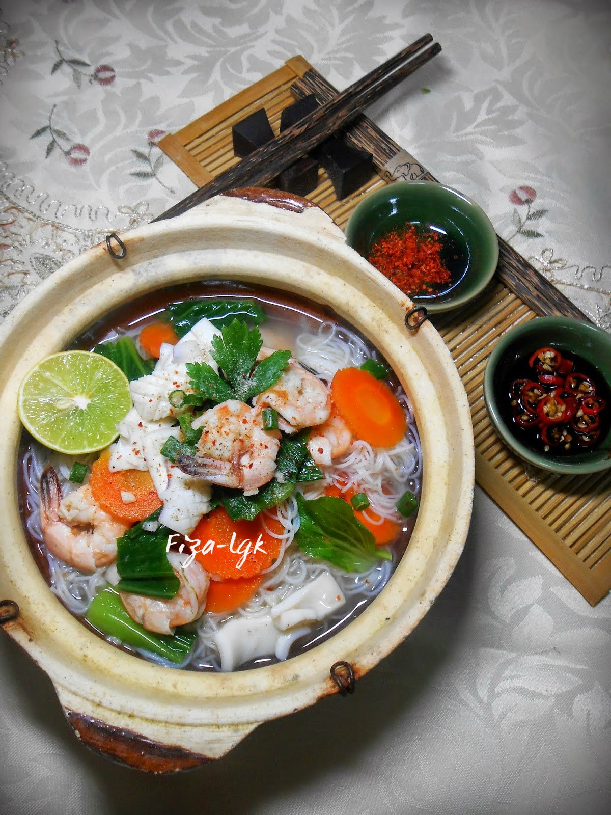 BIHUN SUP TUMIS - Mudah dan Cepat  Fiza's Cooking