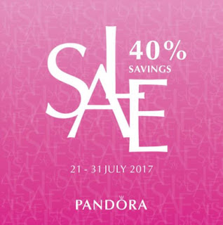 Pandora Summer Sale 2017 with 40% Savings at Gurney Paragon Mall (21 July - 31 July 2017)