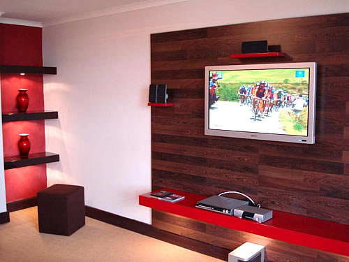 Interior Design Of Living Room With Lcd Tv