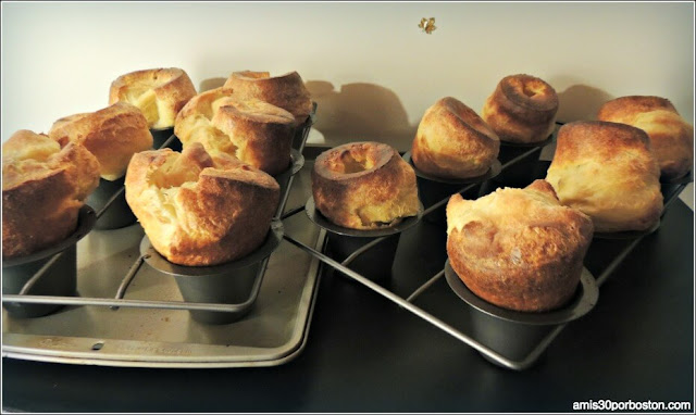 Receta de los Popovers