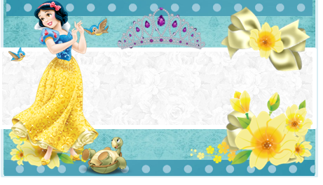 Snow White: Free Printable Invitation, Cards or Photo Frames.