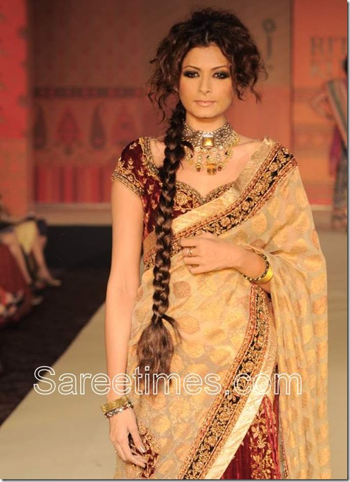 Neha Dhupia in Ritu Kumar