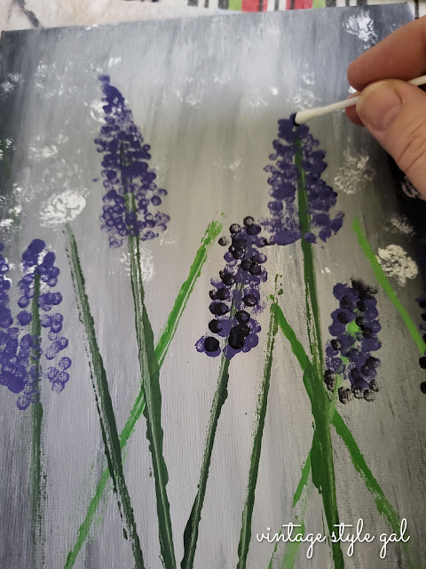 DIY flower painting