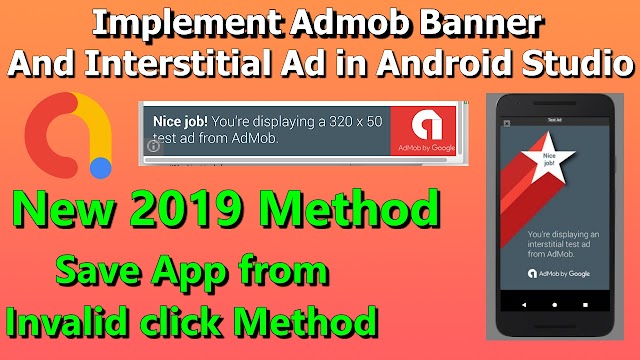 Admob integration in android studio | Admob android tutorial | Admob interstitial ads android tutorial | Admob banner ads tutorial