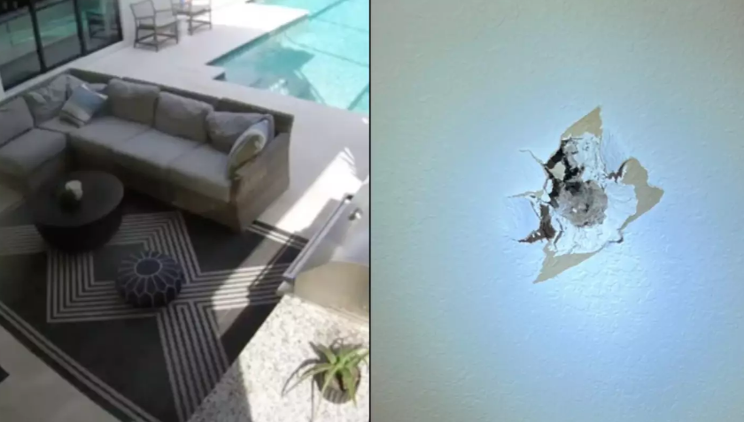 Space Debris Narrowly Misses Child After Crashing Through House