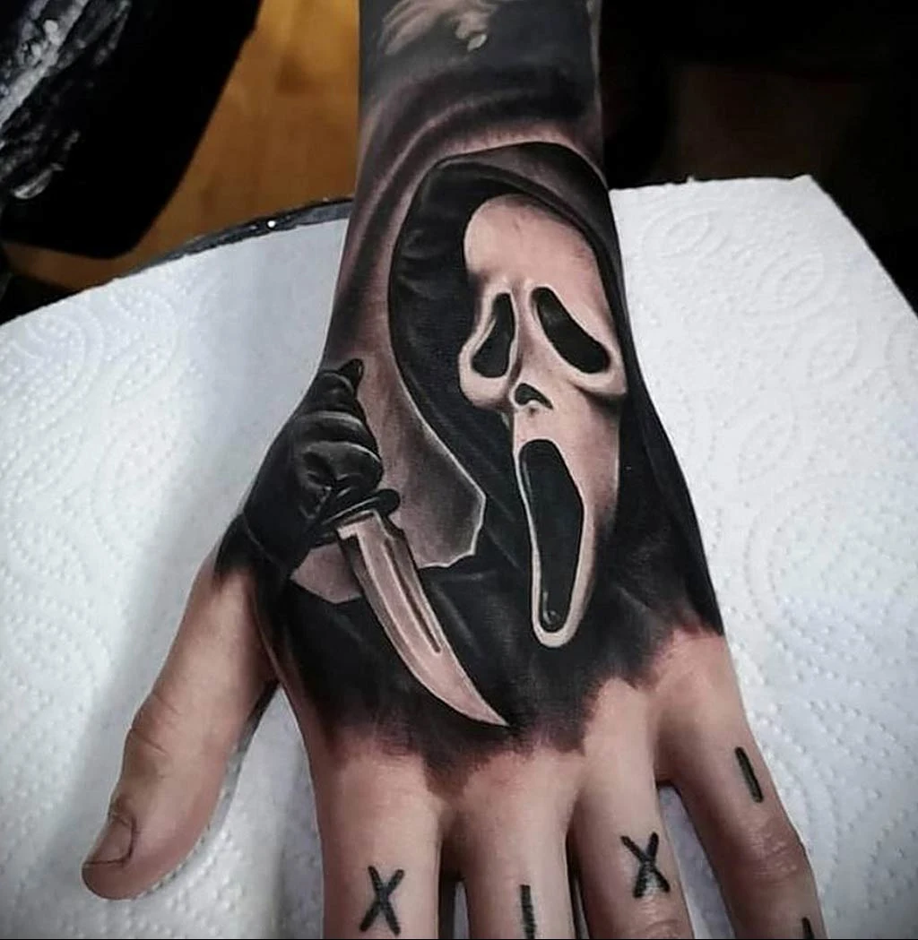 Tatuajes de Scream para Amantes del Slasher Americano