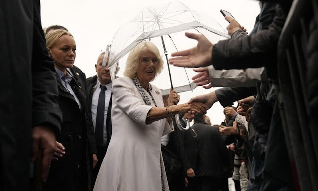 King Charles, Queen Camilla and Brigitte Macron visited the 19M Campus founded by company Chanel