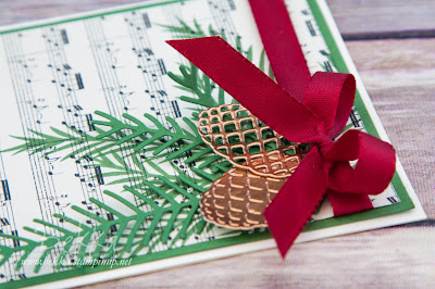 Christmas Pines Christmas Card.   Get your Christmas Crafting Supplies here