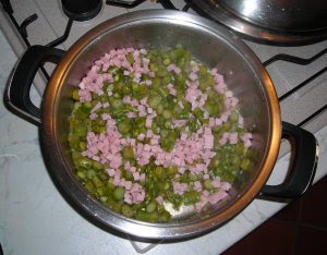 Fusilli with Asparagus and Squaquerone
