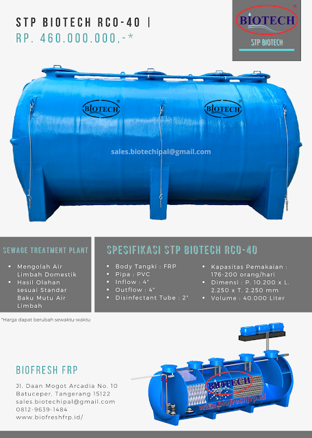 Price List Biotech RCO 40