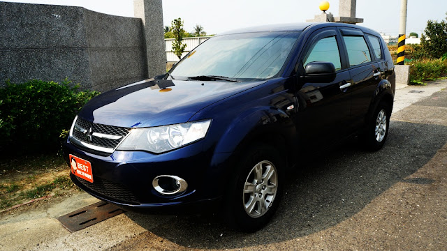 2012年 Mitsubishi Outlander 藍色 三菱中古車