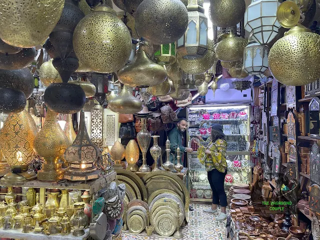 Crafts shop off Rue Ibn Khaldoun, Habbous, Casablanca