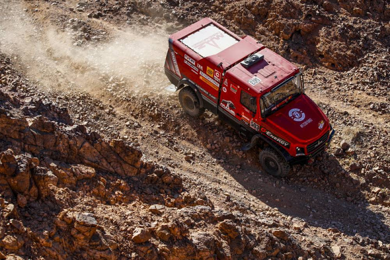 Dakar 2020: Siarhei Viazovich, con un MAZ, venció en la segunda etapa