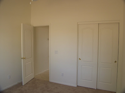 Bedroom Three, Door to Hallway, and Closet