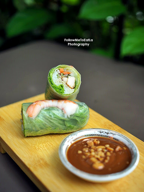 Summer Rolls or Gỏi Cuốn Tôm Ga